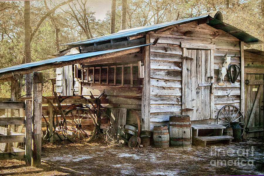 Outbuilding Photograph By Judy Hall Folde Pixels