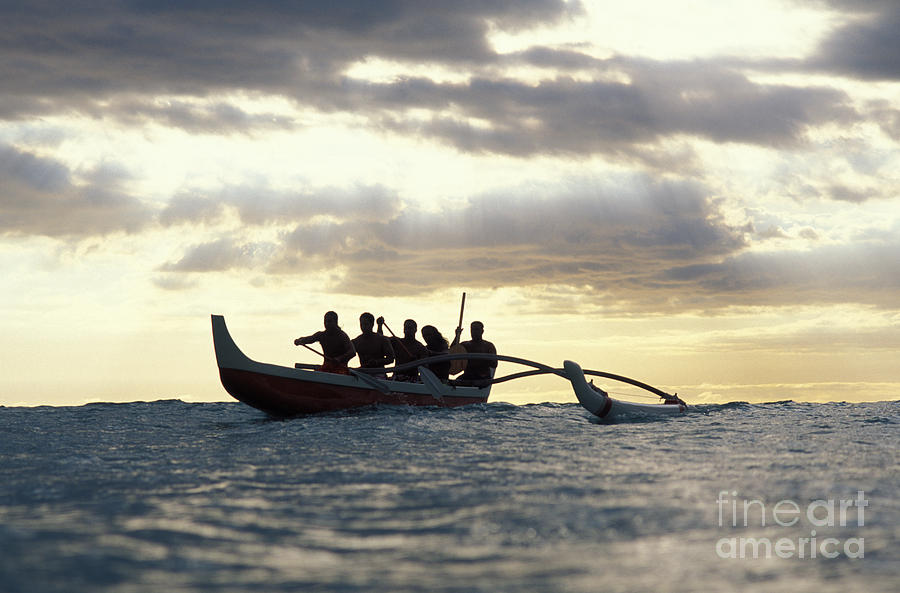 Outrigger Canoe #1 Photograph by Vince Cavataio - Printscapes