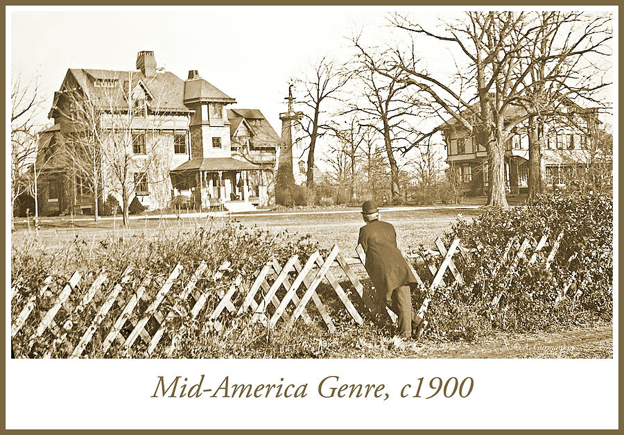 Outside Looking In, American Genre Scene, c.1900, Vintage Photog #1 Photograph by A Macarthur Gurmankin
