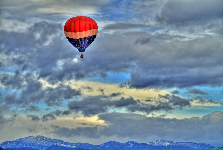 Nature Photograph - Over The Rockies #2 by Scott Mahon