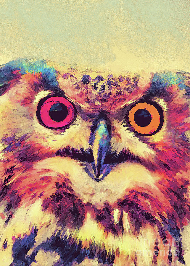 Owl Art Digital Art