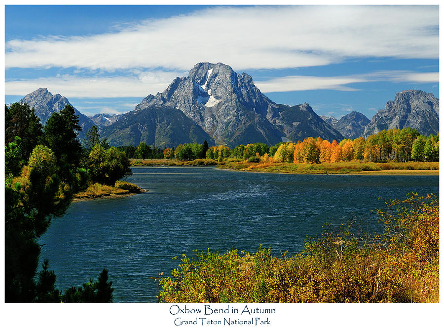 Oxbow Bend In Autumn #1 Photograph by Greg Norrell