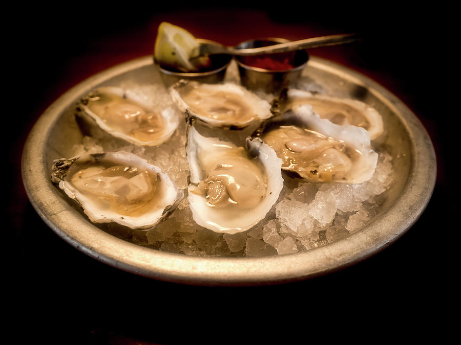 Oysters on the Half Shell #1 Photograph by David Kay