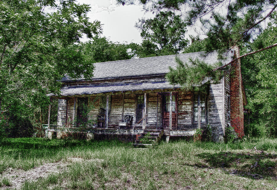 Hdr Photograph - Ozark Alabama Homestead #1 by Frank Feliciano