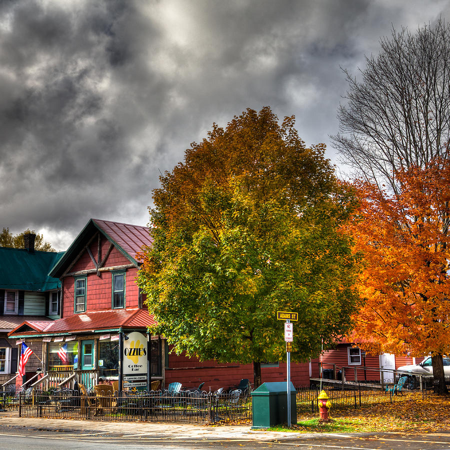 Ozzies Coffee Bar in Old Forge NY #2 Photograph by David Patterson
