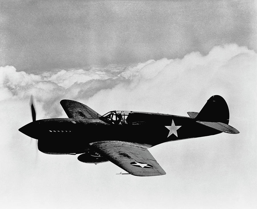 P-40 Warhawk Photograph by War Is Hell Store