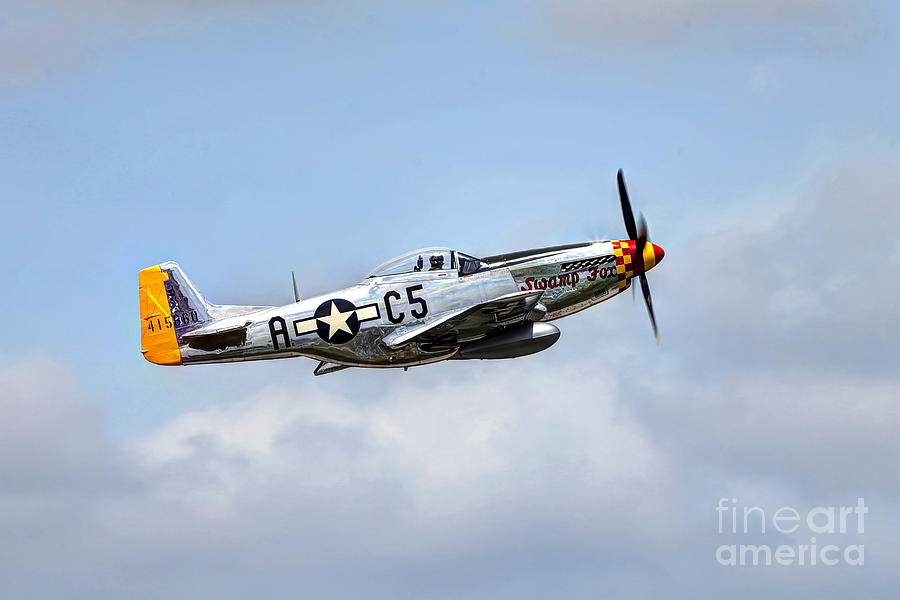Airplane Photograph - P-51 Mustang #1 by Rick Mann