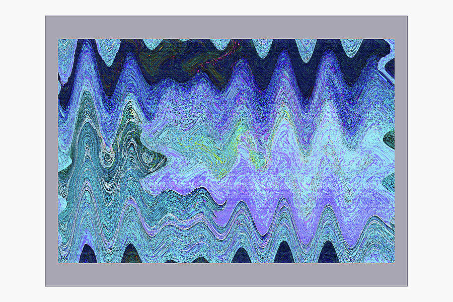 Pacific Ocean Waves Abstract #1 Digital Art by Tom Janca