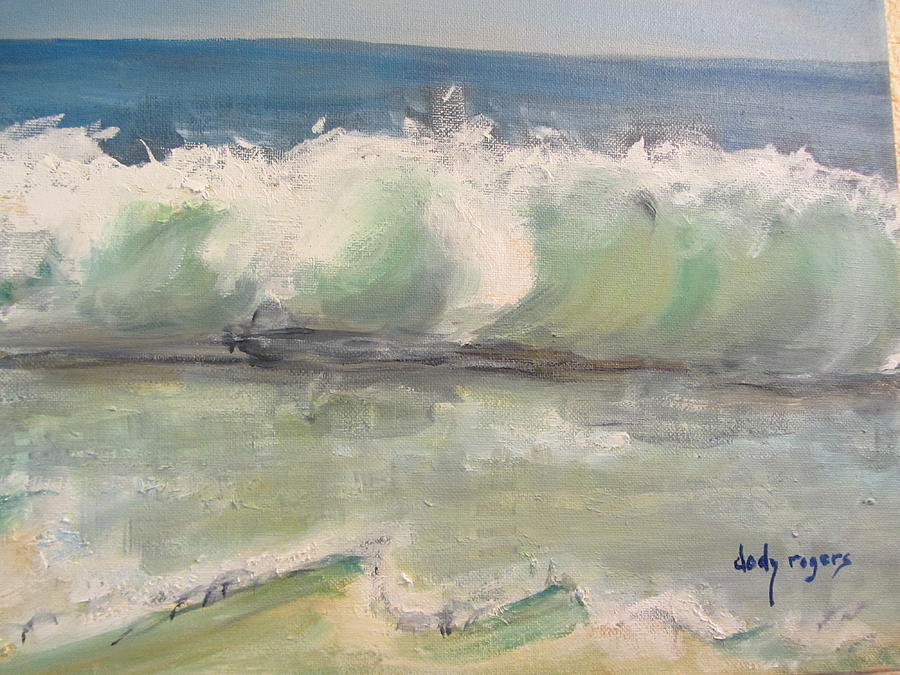 Seascape Painting - Pacific Wave #1 by Dody Rogers