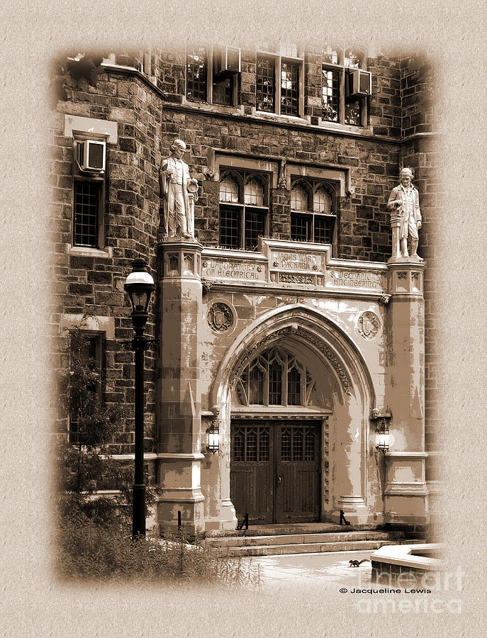 Packard Laboratory - Sepia #1 Photograph by Jacqueline M Lewis