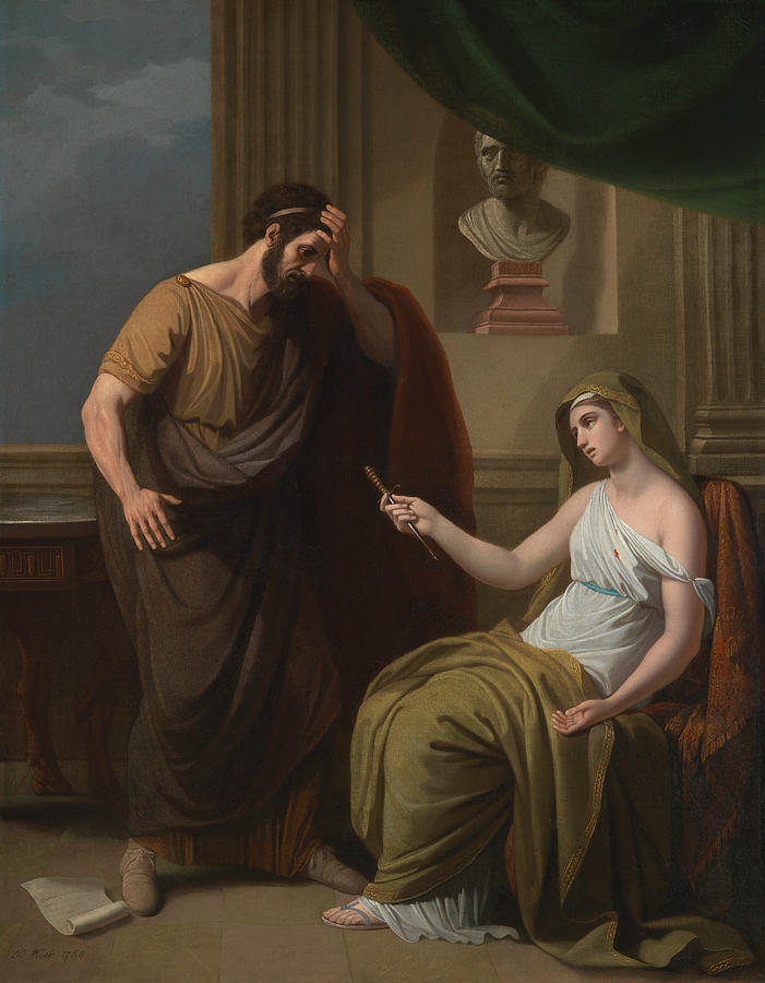 Paetus and Arria Painting by Benjamin West