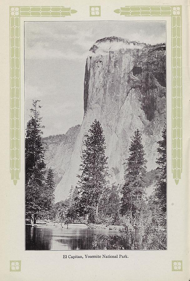Image of El Capitan From 1915 Travel and Rest In Our Wonderful West Brochure Photograph by Chicago and North Western Historical Society