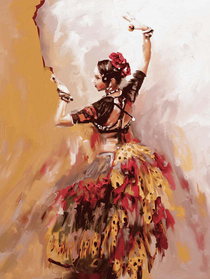 Painting 713 4 Dancer 18 #1 Painting by Mawra Tahreem
