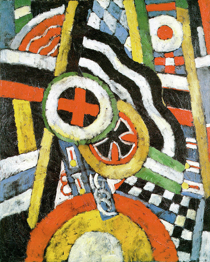 Painting Number 5 #1 Photograph by Marsden Hartley