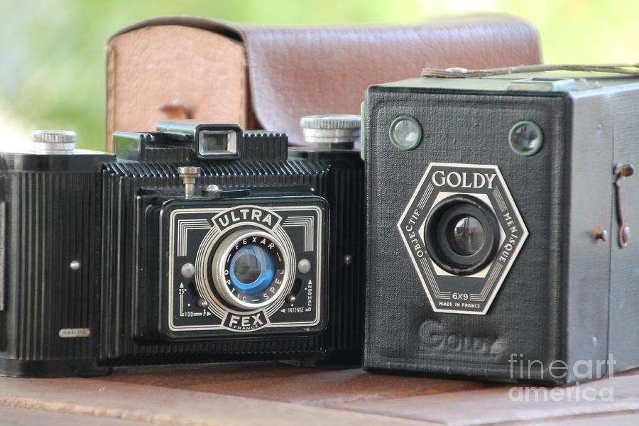 Painting With Light ...vintage Cameras Photograph