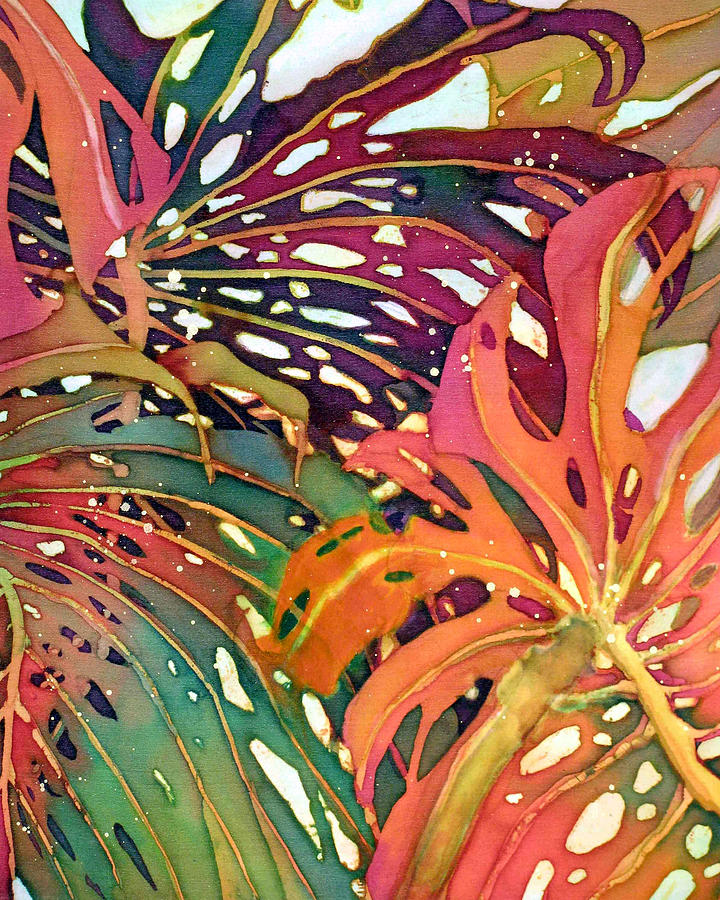 Palm Patterns 1 Painting by Deborah Younglao