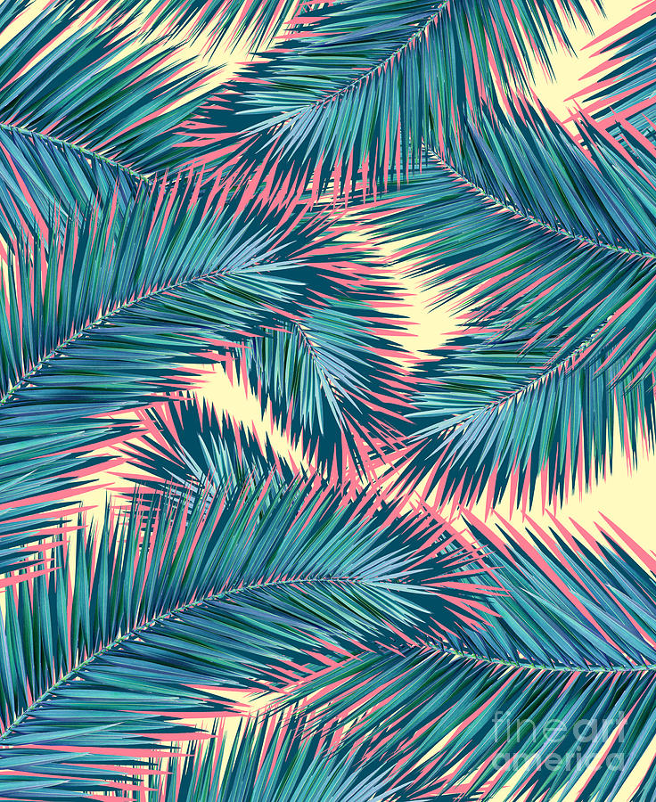 Flower Digital Art - Exotic Summer tropical plant by Mark Ashkenazi
