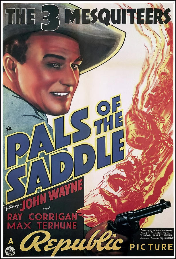 Pals Of The Saddle 1938 #1 Mixed Media by Mountain Dreams