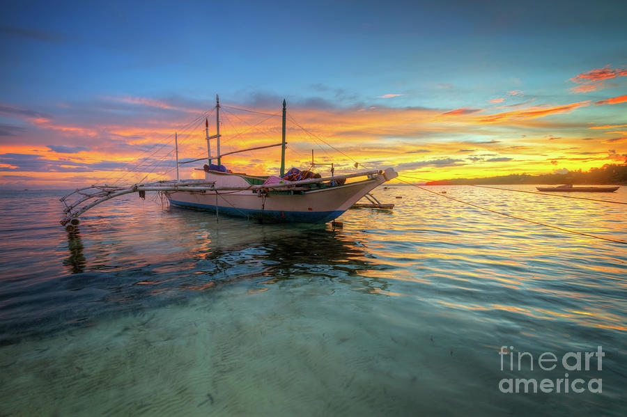 Panglao Island Sunrise #1 Photograph by Yhun Suarez