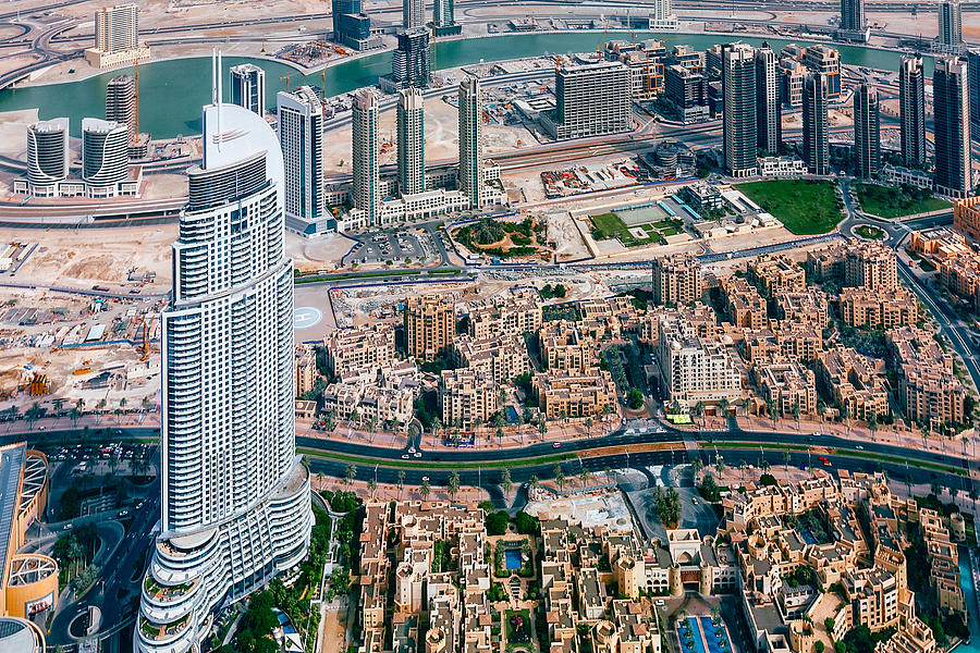 Panorama Emirates, Dubai, Uae Photograph
