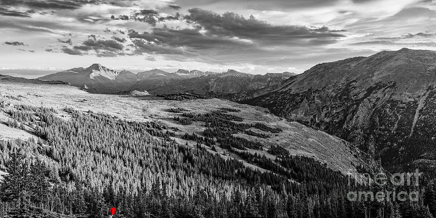 Panorama Of Longs Peak And Continental Divide From Trail Ridge Road - Estes Park Rocky Mountains #1 Photograph by Silvio Ligutti