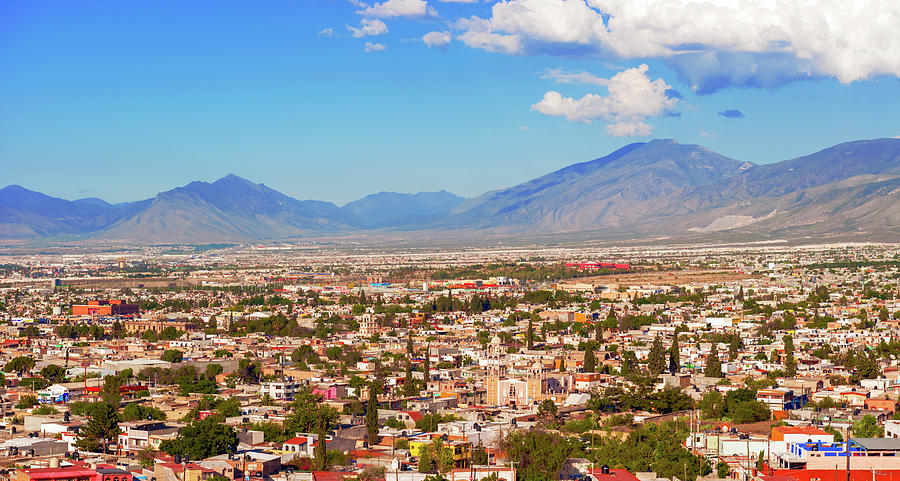Panorama of the city of Saltillo in Mexico. #1 Photograph by Marek Poplawski