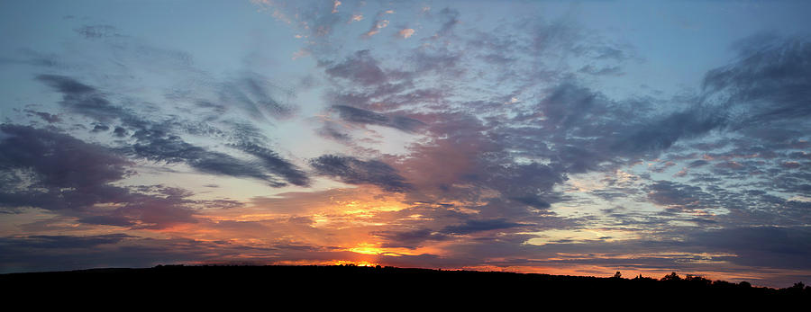 Panoramic Hill Country Sunset 6 Photograph by Paul Huchton