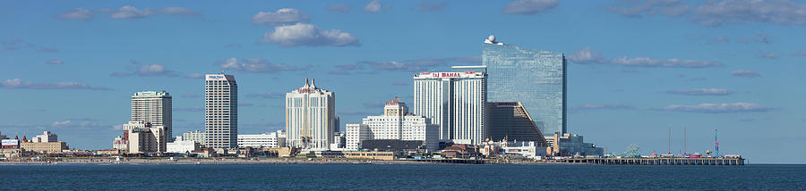 Panoramic view of Atlantic City, New Jersey #1 Photograph by Anthony Totah