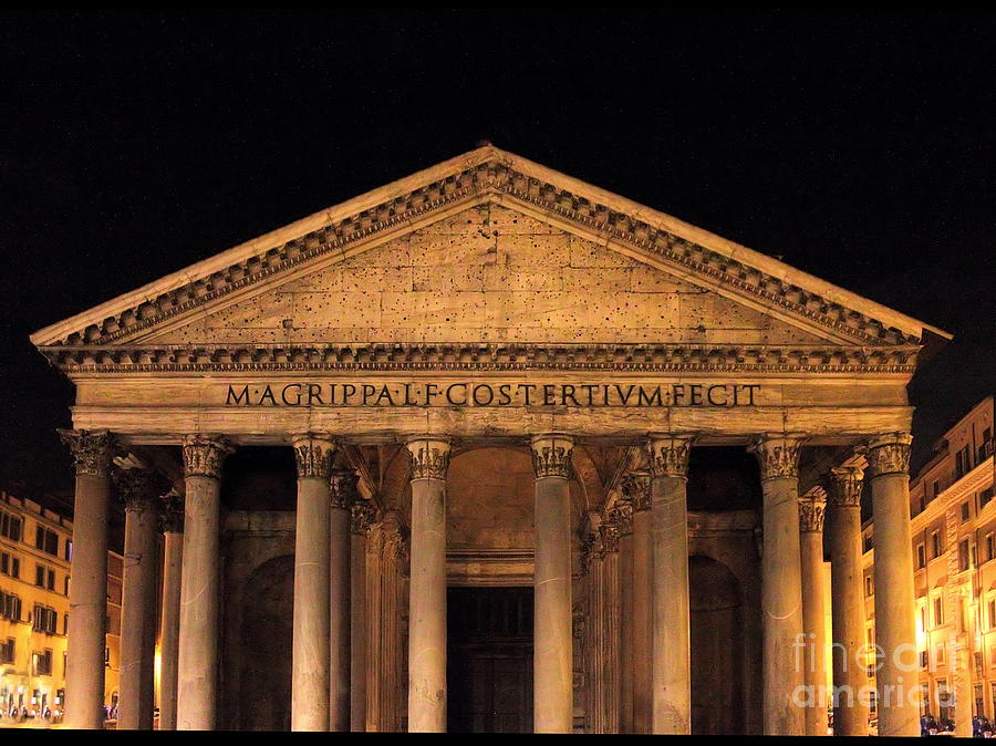 Pantheon North Photograph by Angela Rath