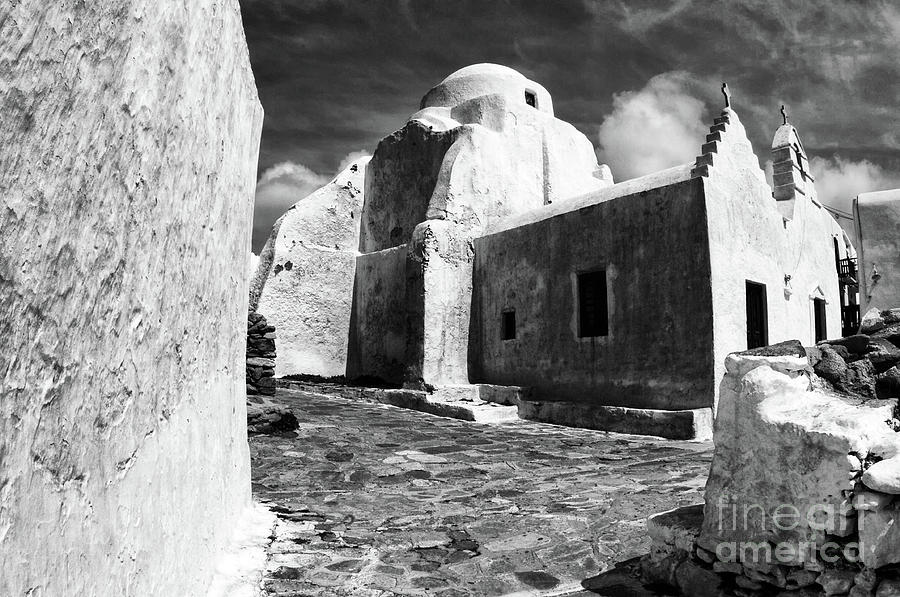 Paraportiani Church Mykonos Greece #1 Photograph by Bob Christopher