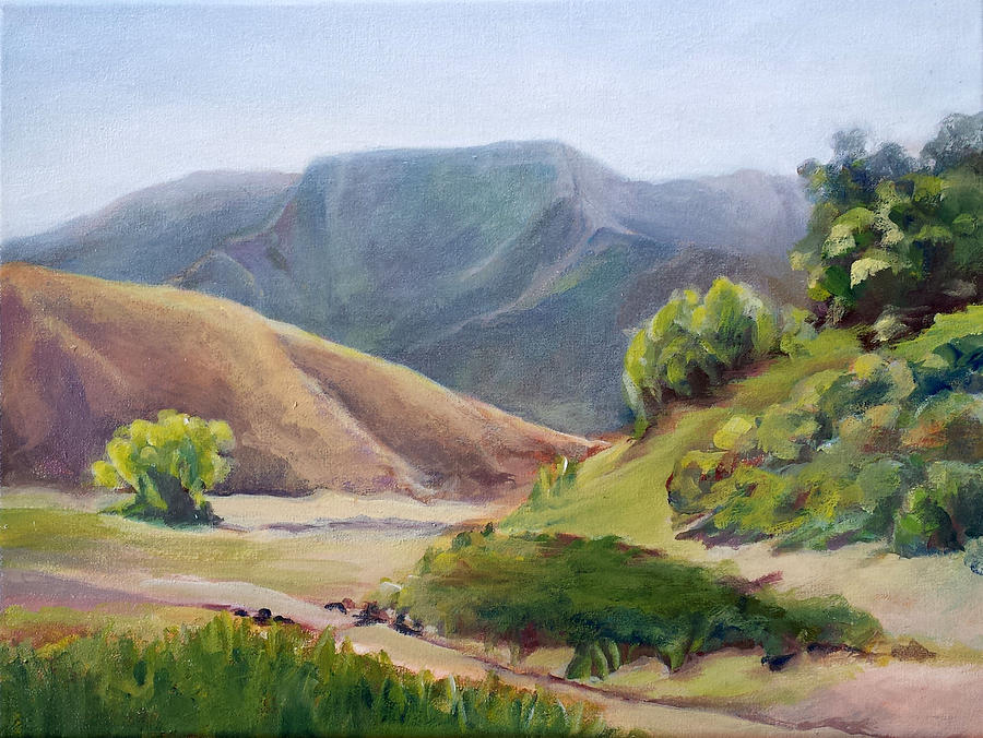 Mountain Painting - Parc dOakmont #1 by Muriel Dolemieux