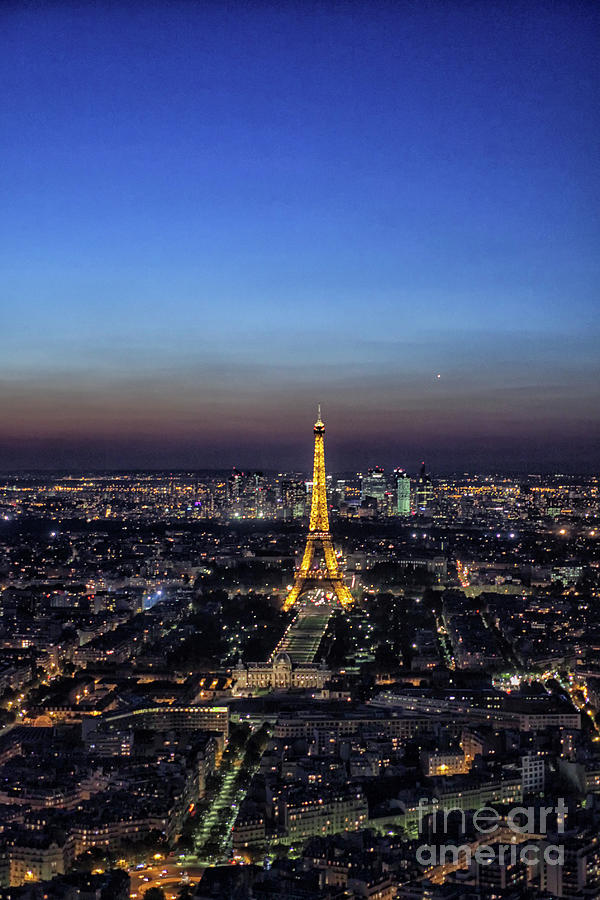 Paris at night #1 Photograph by Patricia Hofmeester
