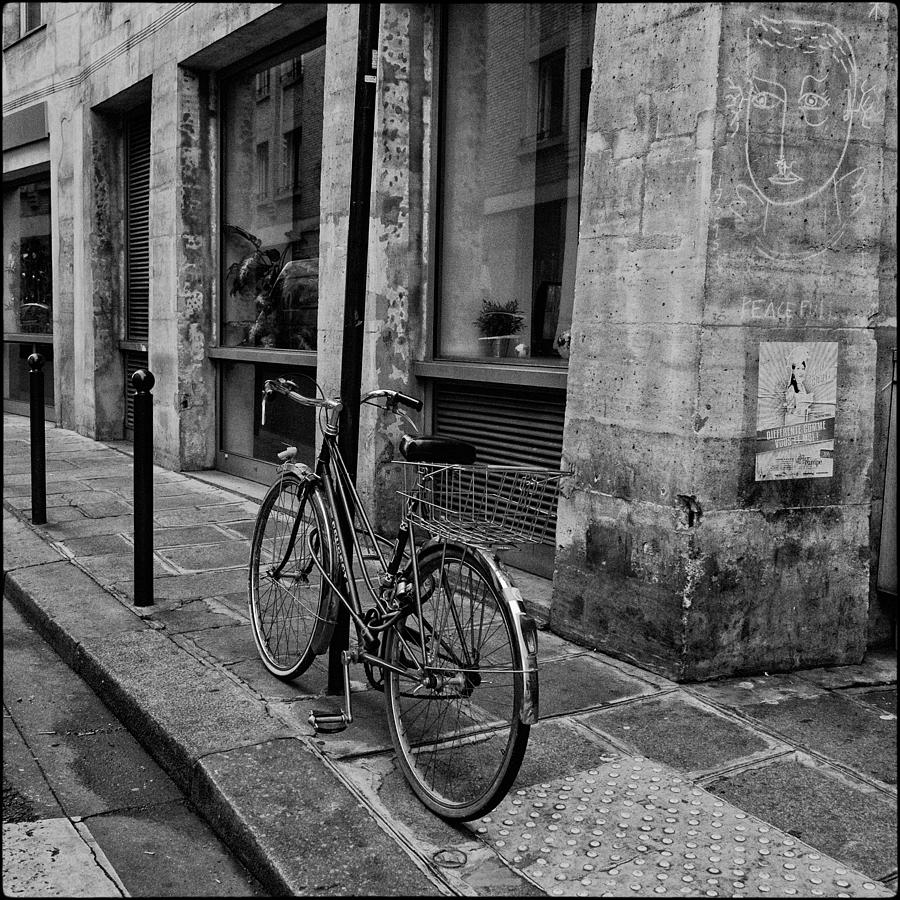 Paris Photograph - Paris Bicycle #1 by Lazh Lo