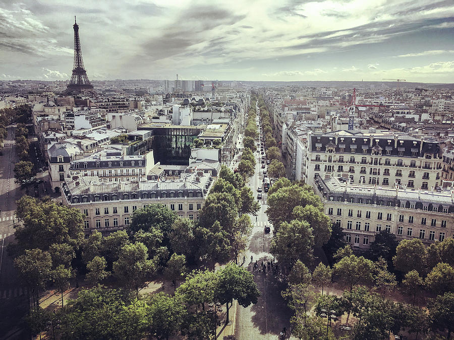 Paris Cityscape From Above France Photograph By Anna Bryukhanova