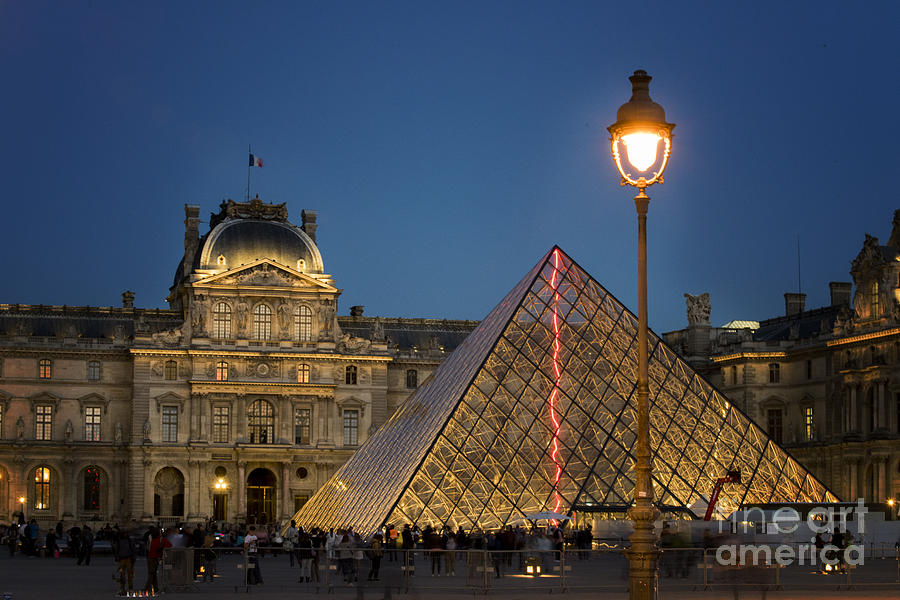 Louvre Museum at Twilight Photograph by Juli Scalzi