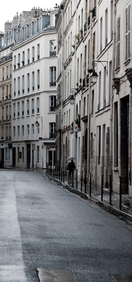 Paris Neighborhood - Marais - No Right Turn Photograph by Jani Freimann