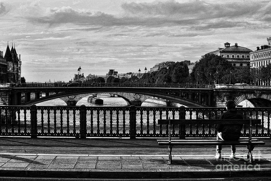 Paris Seine River #1 Photograph by Chuck Kuhn