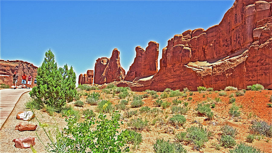 Park Avenue in Arches  National Park, Utah #1 Photograph by Ruth Hager