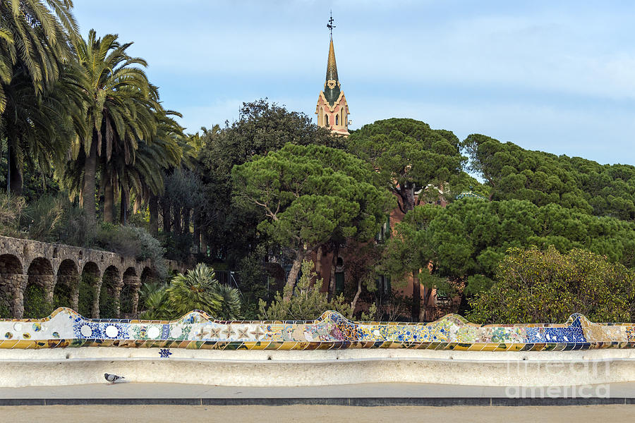 Architecture Photograph - Park Guell #1 by Svetlana Sewell