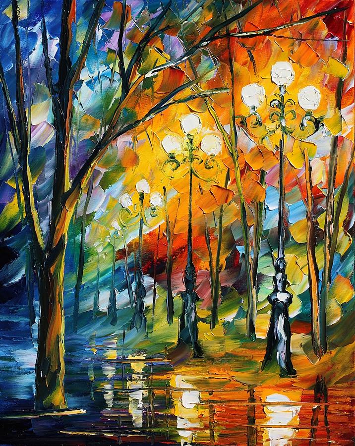 Park New Painting by Leonid Afremov - Fine Art America