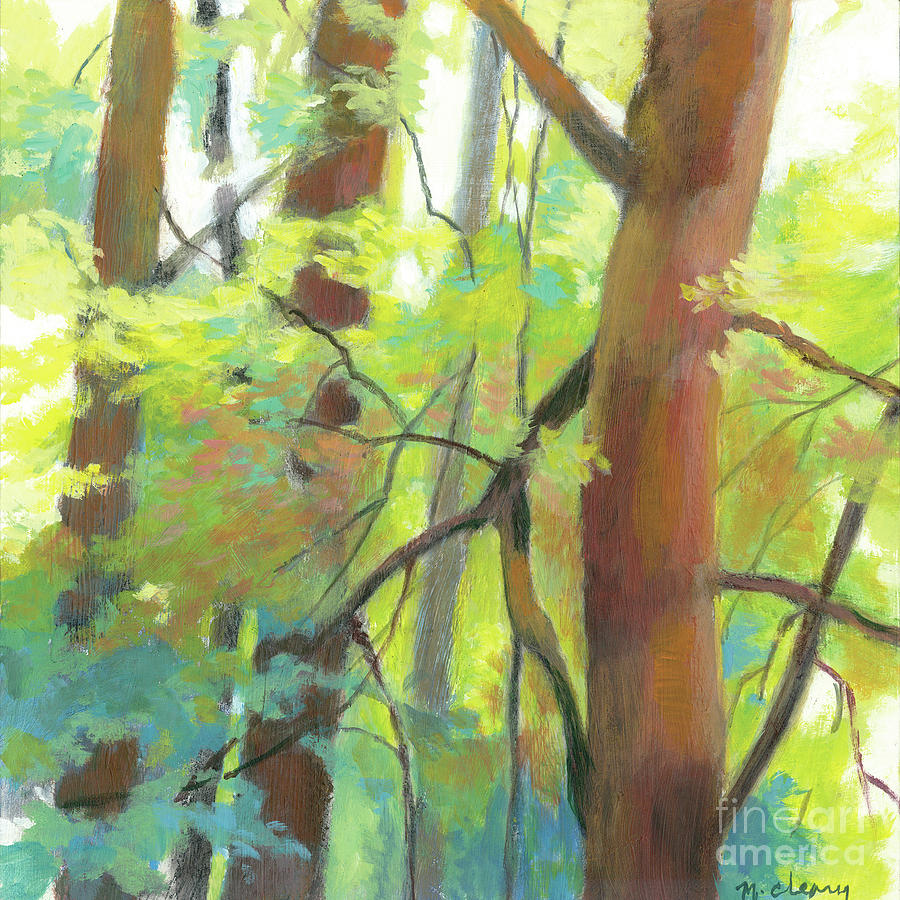 Park Walk 2 Painting by Melody Cleary