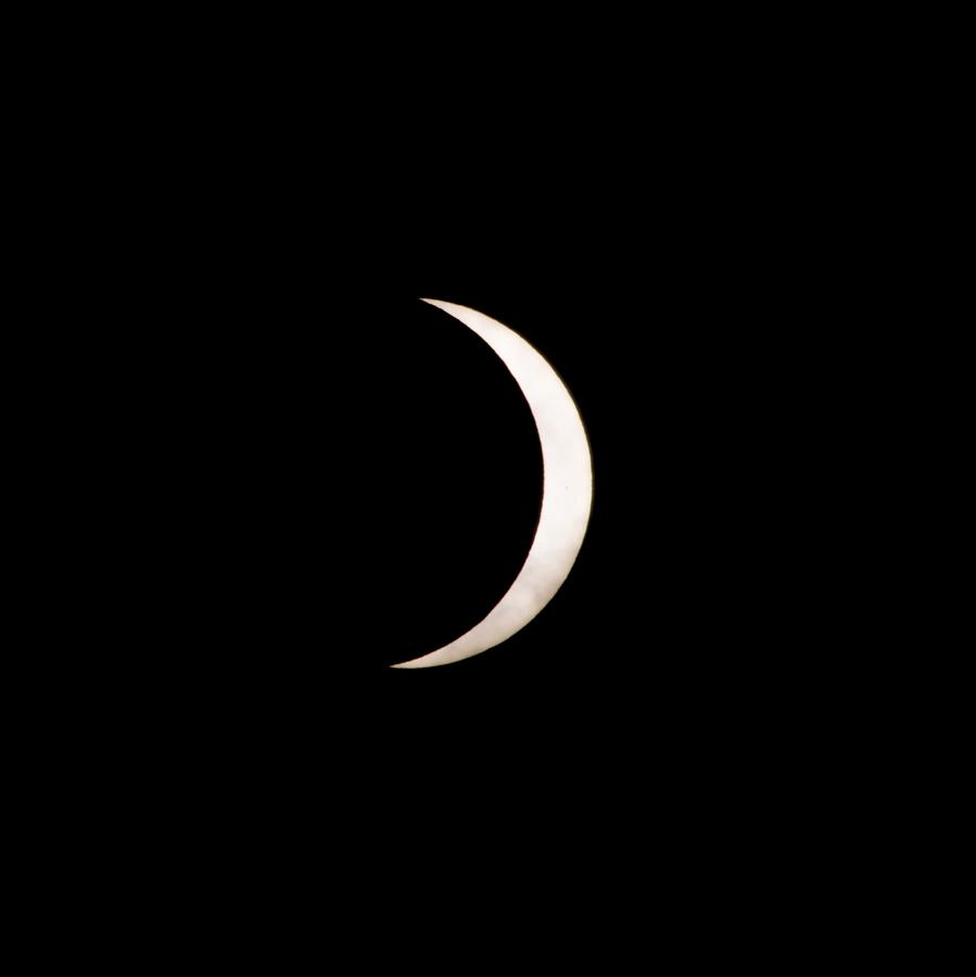 Partial Soalr Eclipse Over South Carolina Usa #1 Photograph by Alex Grichenko