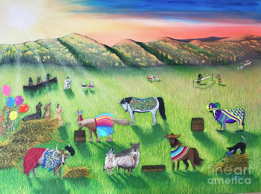 Party Animals by Cindy Lee Longhini Party Animals by Cindy Lee Longhini