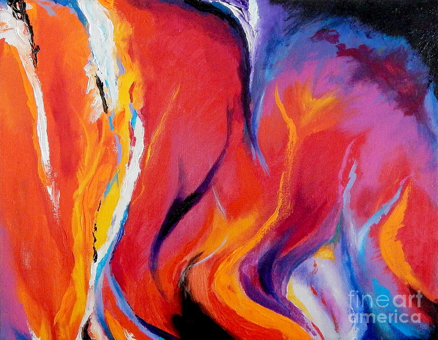 Passion  Painting by Priscilla Batzell Expressionist Art Studio Gallery