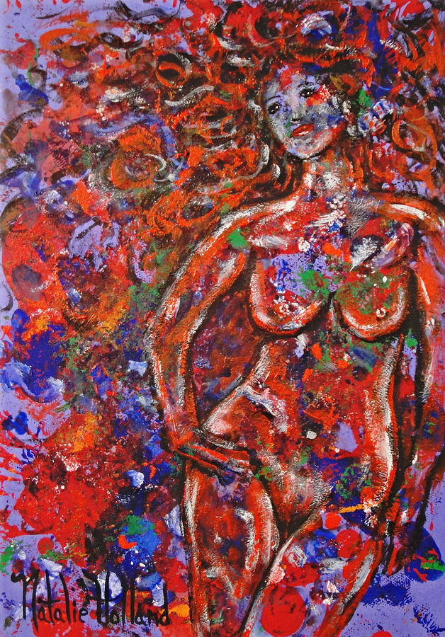 Passion On Fire #1 Painting by Natalie Holland