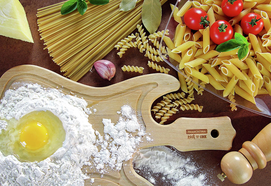 Pasta Recipe Photograph by Tamara L - Fine Art America