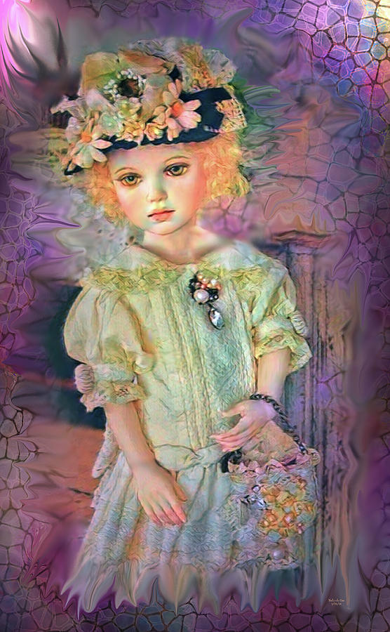 Pastel Baby Doll #1 Digital Art by Artful Oasis