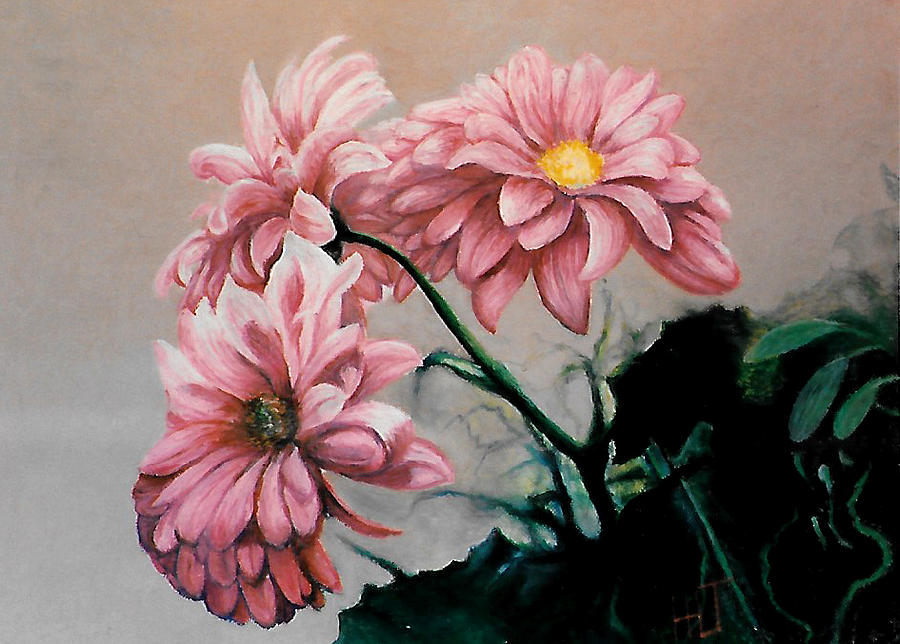 Pastel Flower Painting by Herb Taylor - Fine Art America