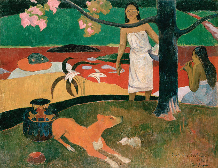 Pastorales Tahitiennes #4 Painting by Paul Gauguin