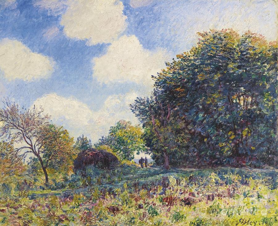 Alfred Sisley Painting - Path To Entry Of Wood #1 by Celestial Images